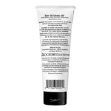 Gun Oil Stroke 29 Masturbation Cream 3.3 Oz back label with ingredients and usage instructions.