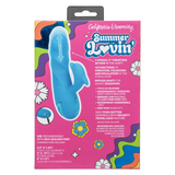 California Dreaming Summer Lovin' Frisco Fantasy Vibrator packaging showcasing its features and vibrant design.