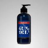 Gun Oil H2O Water-based Lubricant 32 Oz in a blue bottle with a pump dispenser