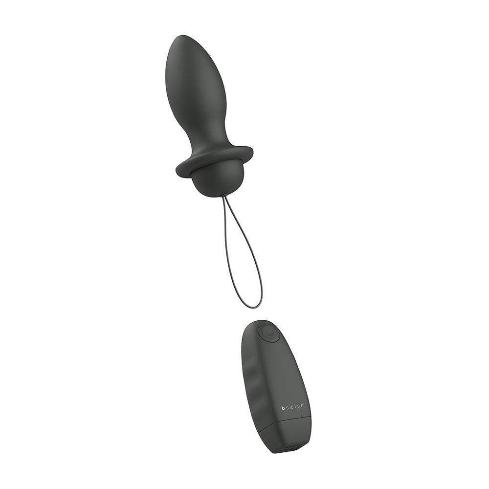 B Swish Bfilled Classic Unleashed Vibrating Plug Black