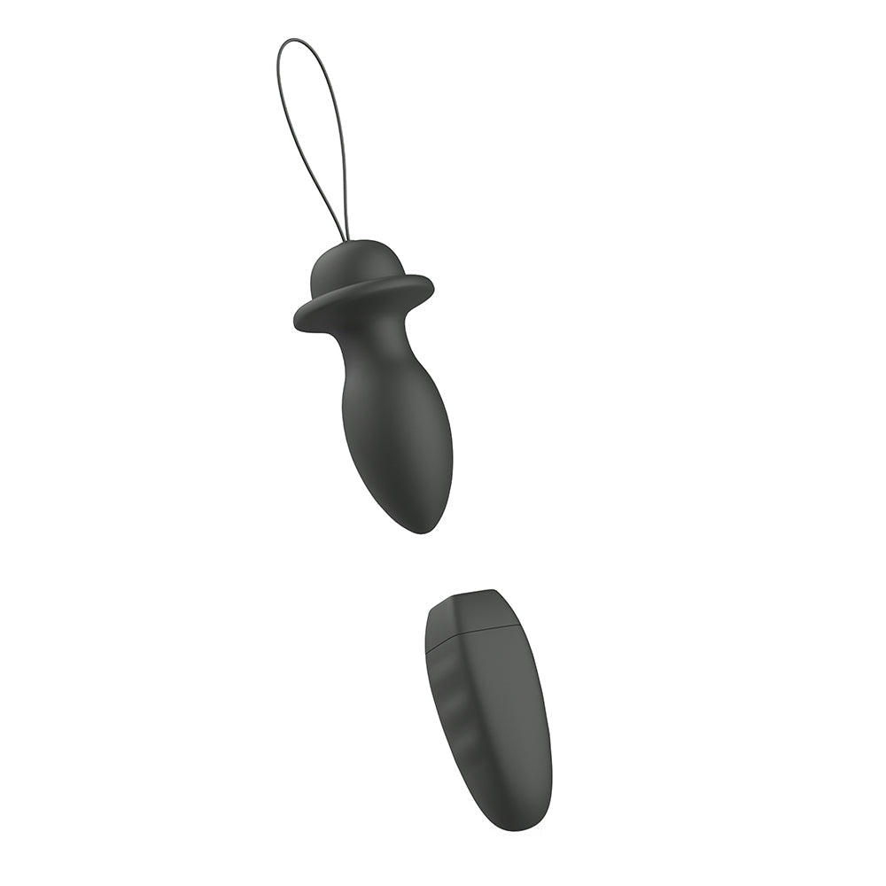 B Swish Bfilled Classic Unleashed Vibrating Plug Black