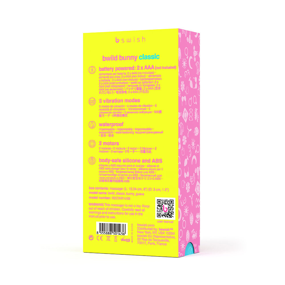 B Swish Bwild Classic Bunny Vibrator Guava