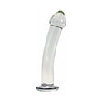Crystal Delights Glass Harnessable Dildo Clear, a sleek glass dildo for versatile pleasure and stimulation.