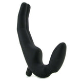 Wet For Her FOUR Vibrating Strapless Strap-On Black