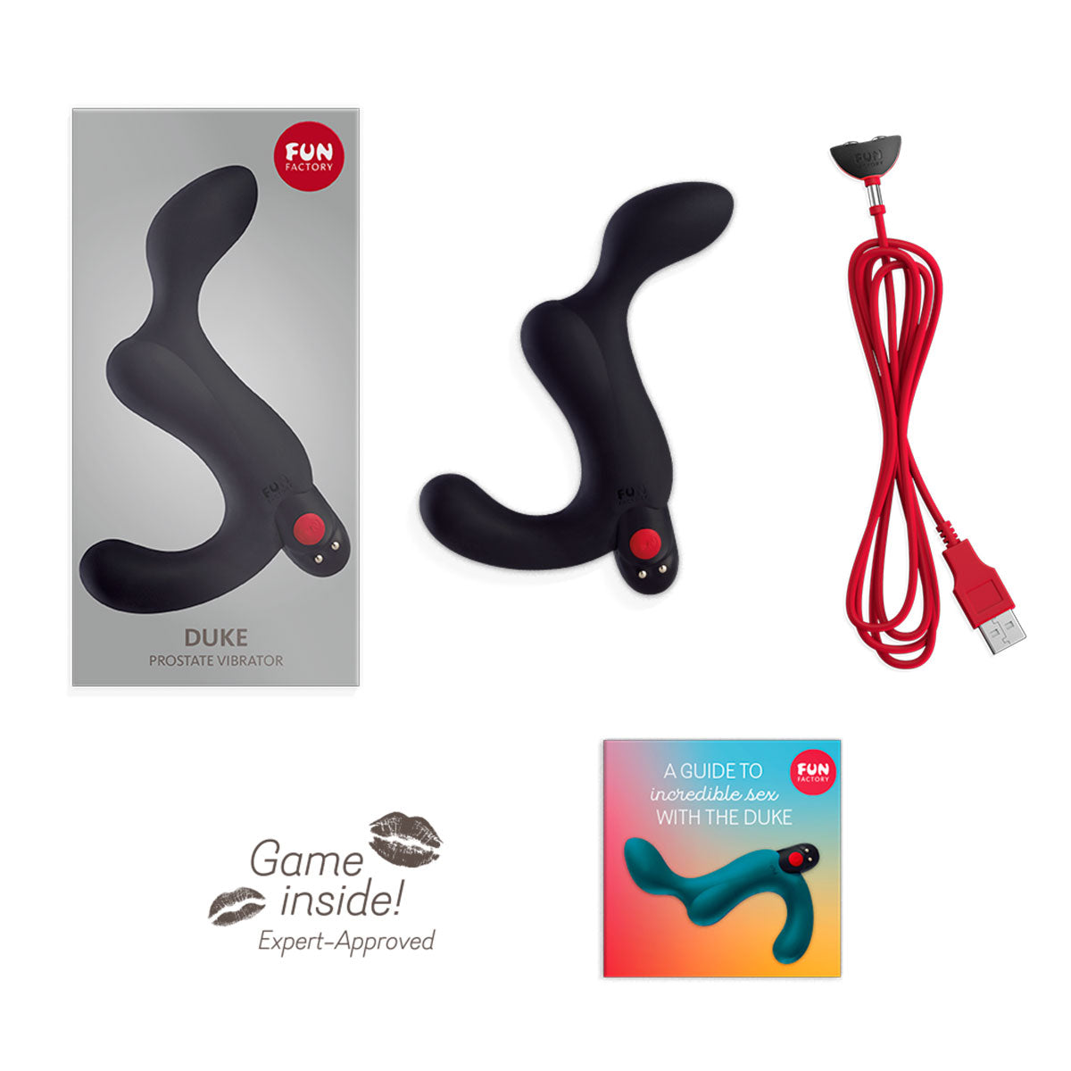 Fun Factory Duke Prostate Vibrator Black