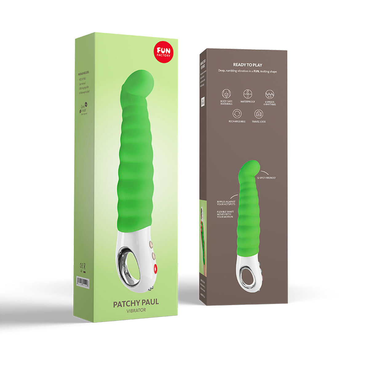 Fun Factory Patchy Paul Vibrator Green