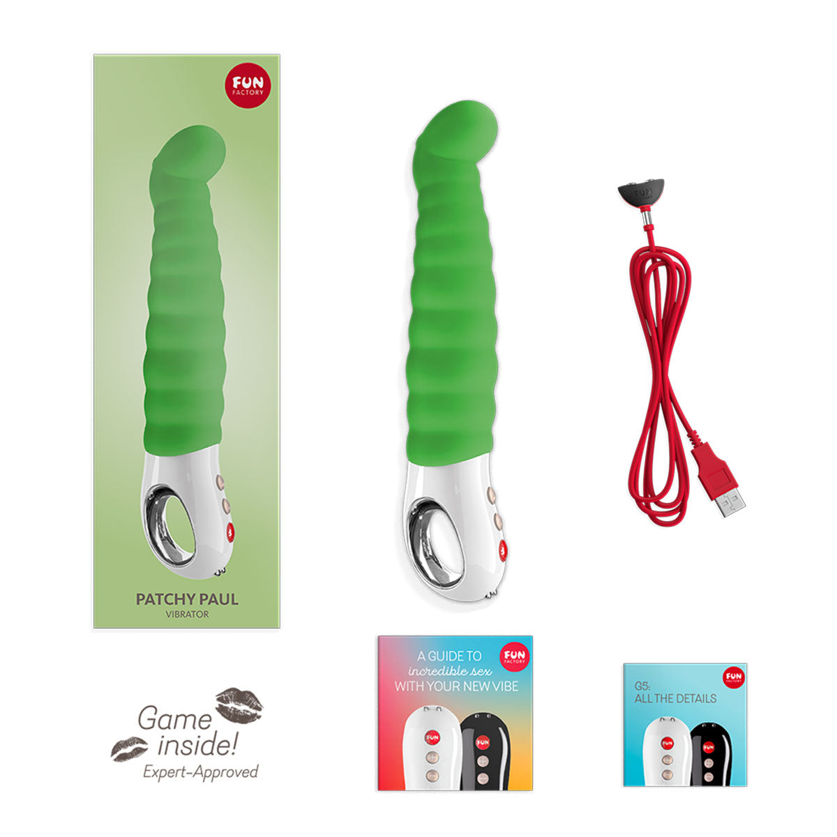 Fun Factory Patchy Paul Vibrator Green