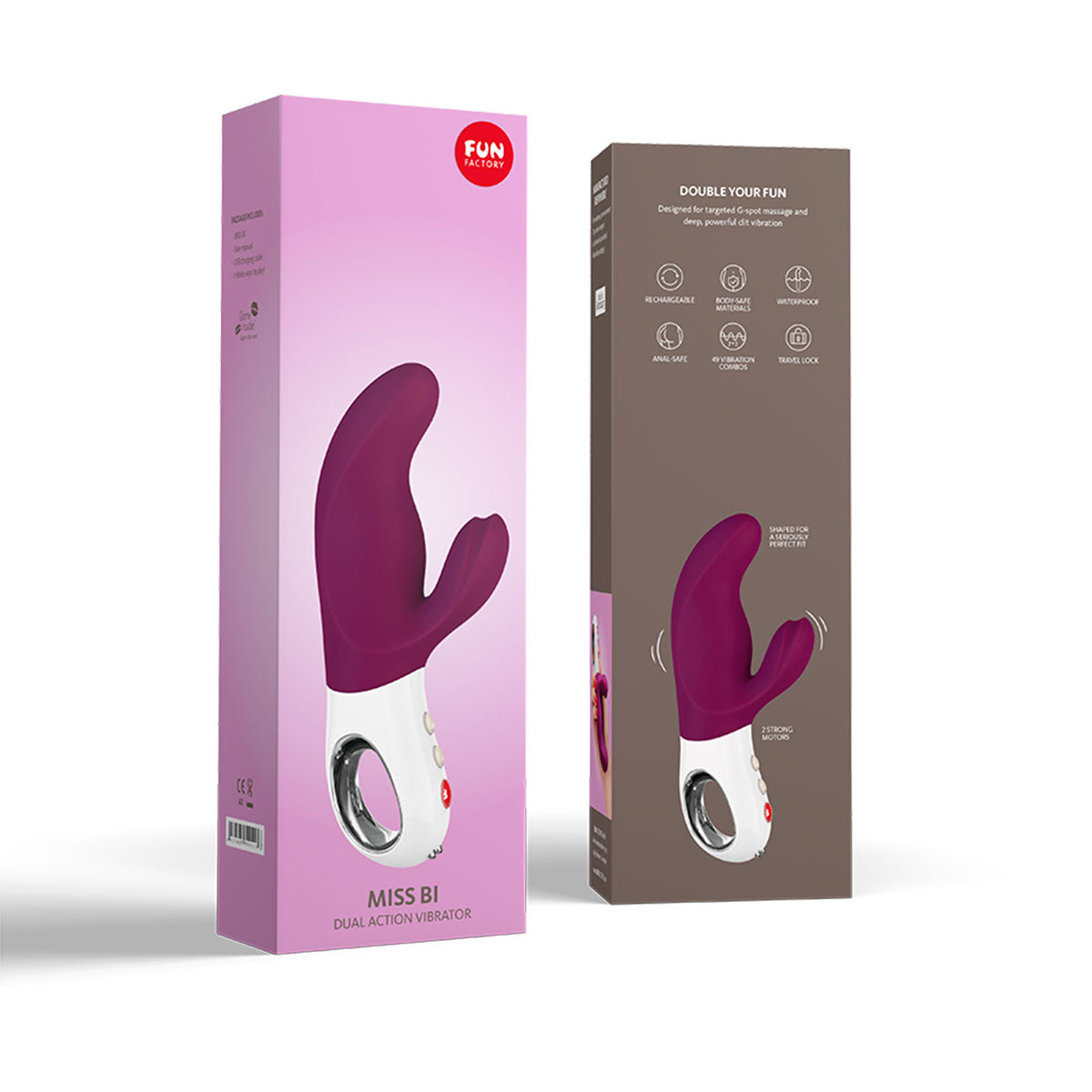 Fun Factory Miss Bi Dual Action Vibrator Grape