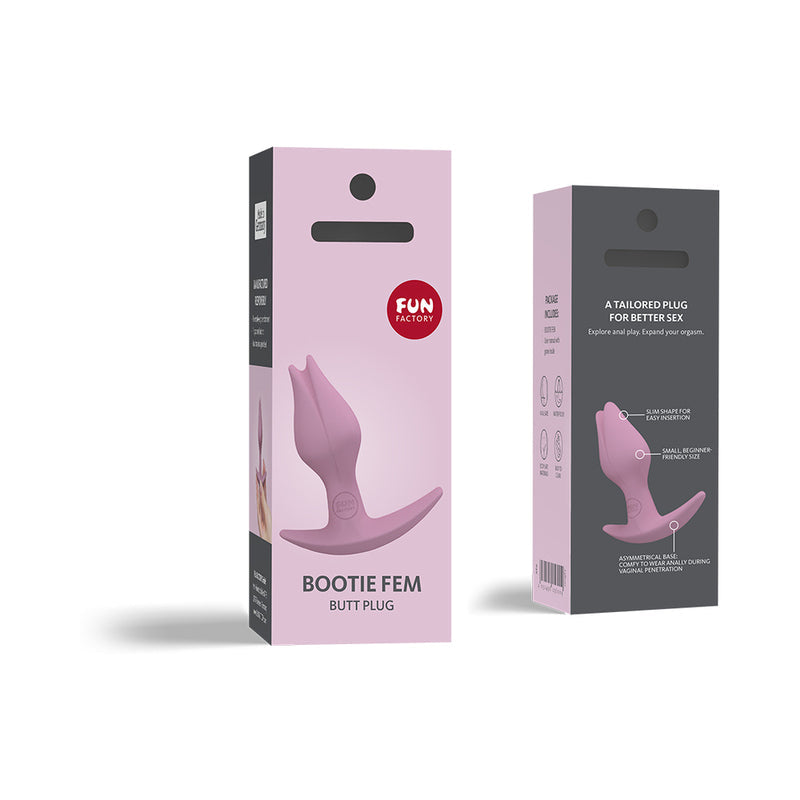 Fun Factory Bootie Fem Butt Plug Rose