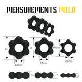 Velv'Or Rooster Milo 3-Piece Cock Ring Set