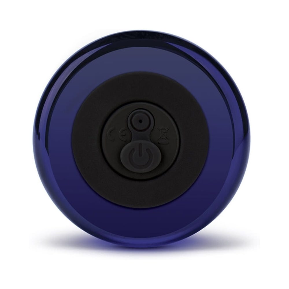 Glas 3.5 inches Rechargeable Remote-Controlled Vibrating Beaded Butt Plug