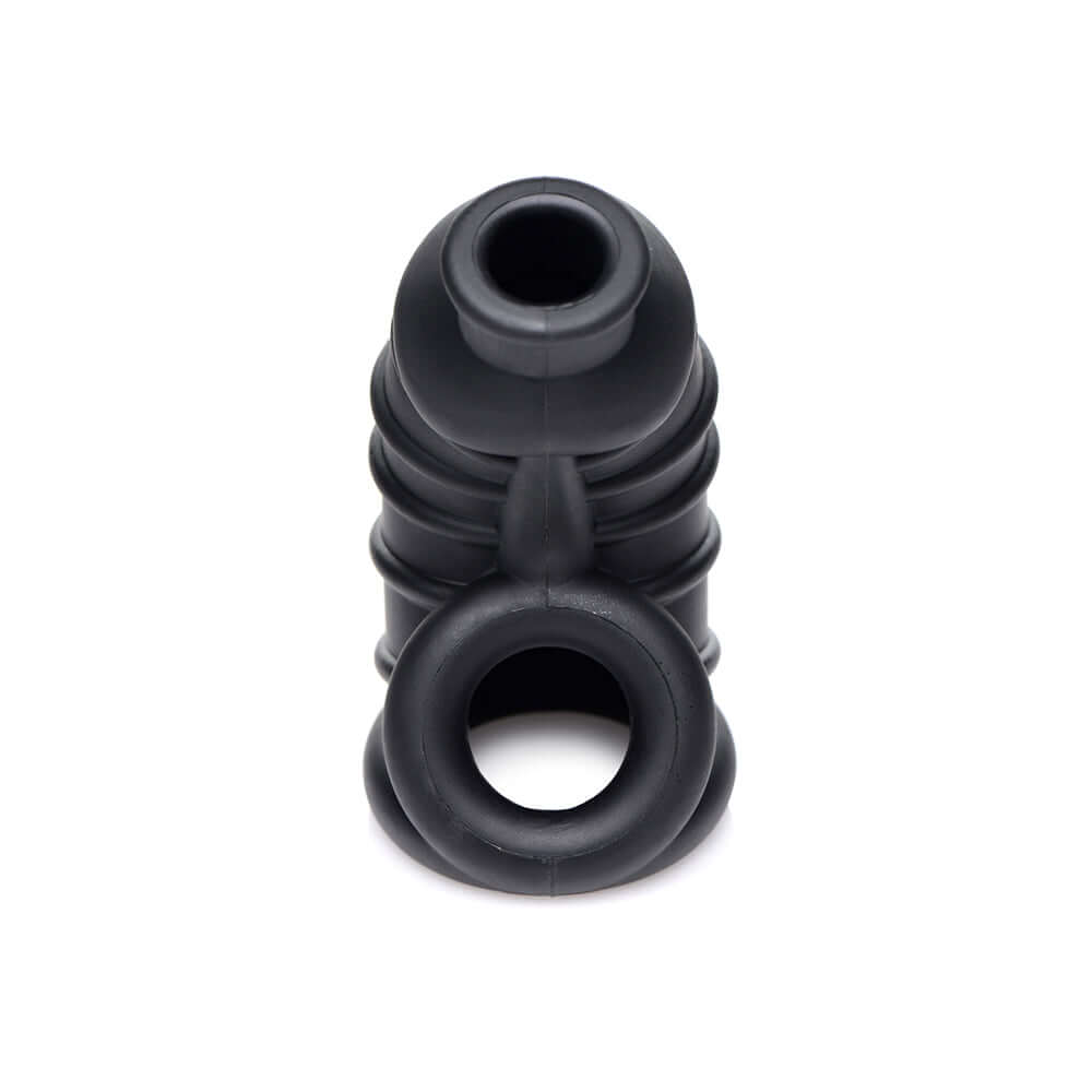 Master Series Dark Chamber Silicone Chastity Cage