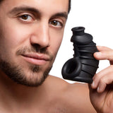 Master Series Dark Chamber Silicone Chastity Cage