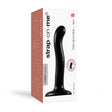 Strap-on-me P & G-spot Dildo Black Small packaging showcasing its ergonomic design and features.