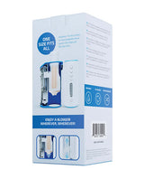 Autoblow AI Ultra Mouth Sleeve Beige packaging showcasing interchangeable sleeves and unique textures for enhanced stimulation.