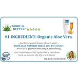 Aloe Cadabra Organic Lubricant Butter Rum 2.5 Oz with organic aloe vera, promoting lubrication and skin absorption.