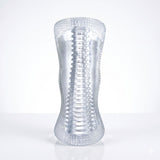 Palm-Tec DX Vol 17 Clear TPR Stroker - clear masturbation sleeve with ribbed interior for enhanced sensation
