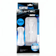 Palm-Tec DX Vol 17 Clear TPR Stroker packaging featuring a see-through design and ergonomic grip.