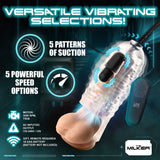 The Milker Stamina with Automatic Stroking Suction & Vibration showcases versatile vibrating selections and features.