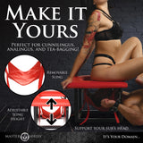 Master Series Face Rider Queening Chair with adjustable sling height and removable sling for versatile play.