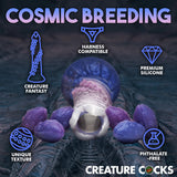 Tenta-Queen Ovipositor Silicone Dildo with Eggs featuring unique texture and creature fantasy design.