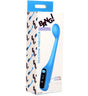 Bang Digital G-Spot Silicone Vibrator Blue packaging featuring a digital display and a smooth silicone design.