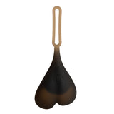 Teeny Weeny Light-Up Silicone Truck Nuts Black, comical hanging nuts for trucks, bags, and keychains.