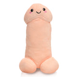 Happy Peckers Penis Pillow Small, a cute and fluffy novelty pillow designed for cuddling and humor.