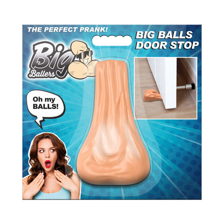 Big Balls Door Stop designed for humor and functionality, ideal for bedrooms and dungeons.