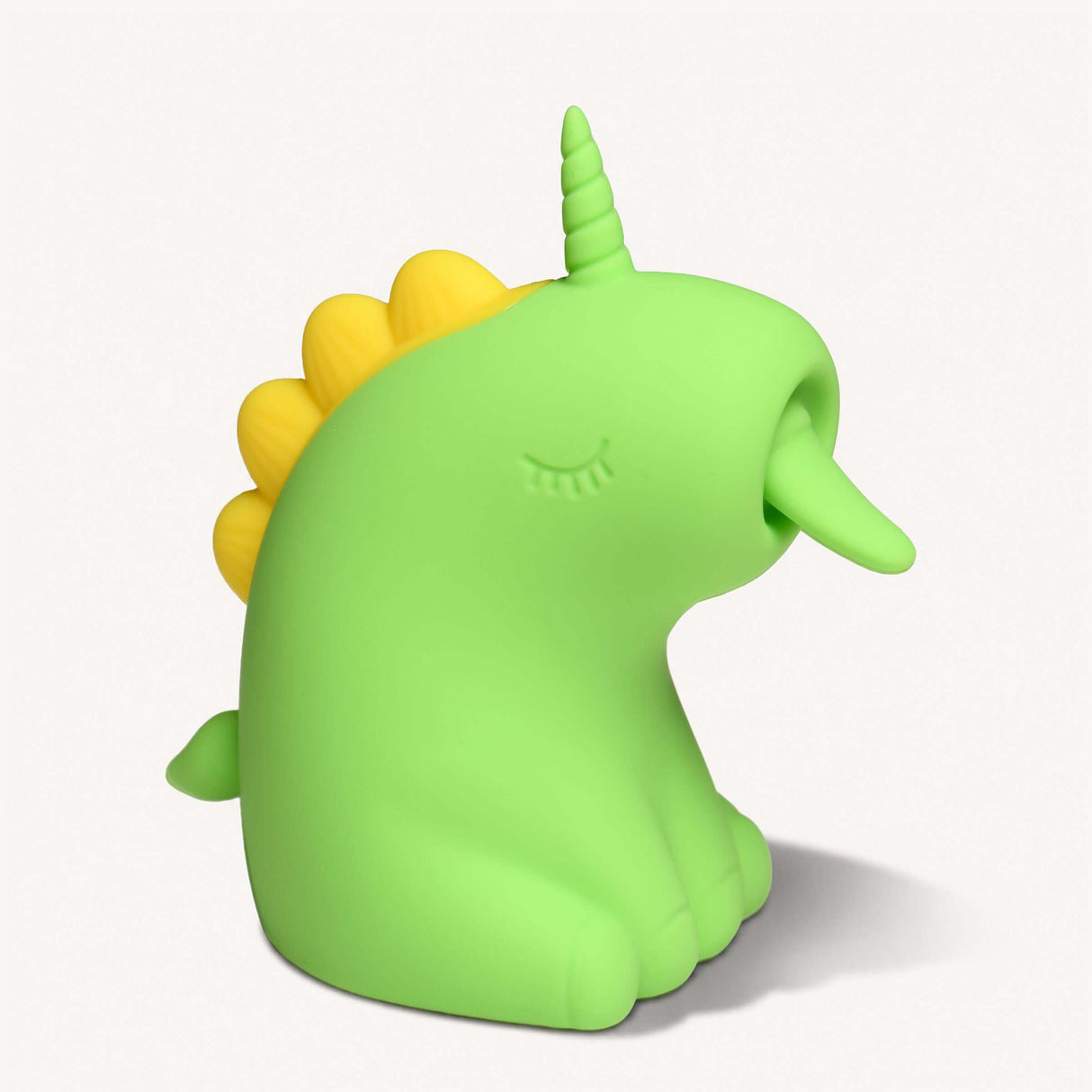 Creature Cuties Lickyhorn Licking Clitoral Stimulator in playful green unicorn design.