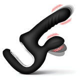 Master Series Thrust Pounder Thrusting Silicone Vibrator with flexible design and vibrating functions.