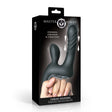 Master Series Thrust Pounder Thrusting Silicone Vibrator in packaging with powerful vibration and thrusting features.