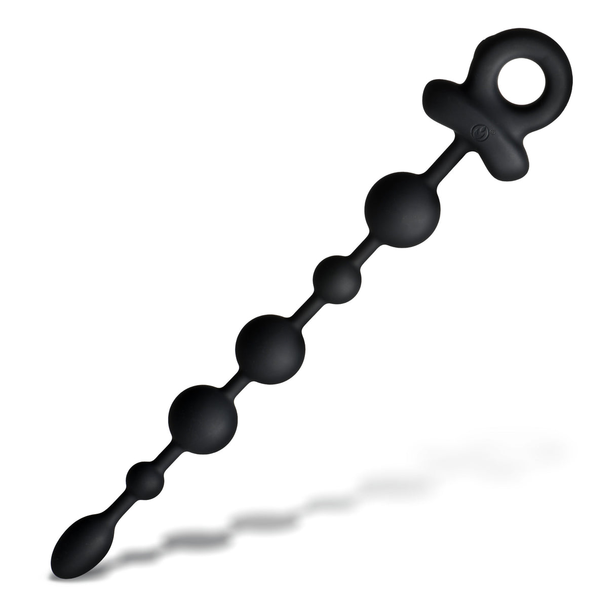 Master Series Balls Deep Vibrating Silicone Anal Beads featuring graduated sizes for gradual insertion.