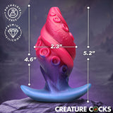 Creature Cocks Tenta Plug Silicone Butt Plug with 4.6 insertable inches and 2.3 inches girth in vibrant colors.