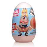 Asuna the School Girl Pussy Egg Masturbator package featuring anime character design for discreet pleasure.