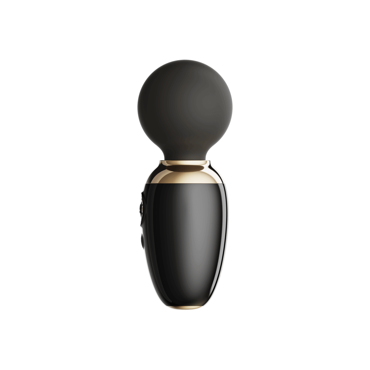 ZALO AVA black app-controlled smart wand massager with DirectPower 2.0 technology and heating function, smooth dual-layer silicone head.