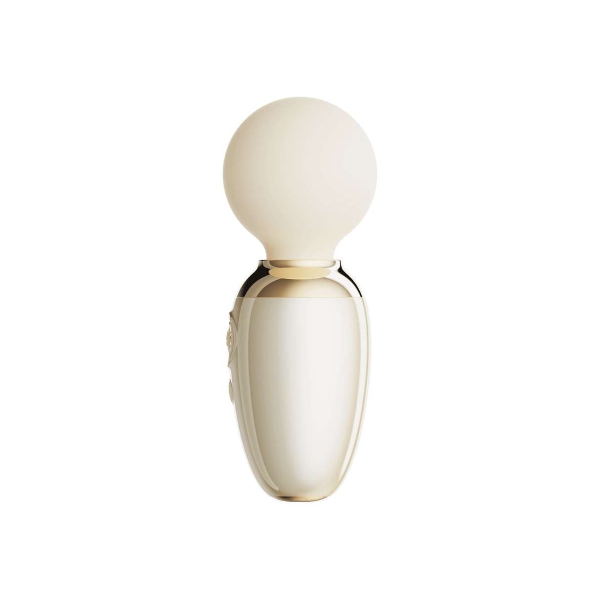 ZALO's AVA White Smart Wand Massager with Heating, DirectPower 2.0 technology, and elegant pearlescent handle.
