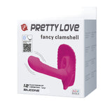 Pretty Love Fancy Clamshell App Control G-Spot Vibrator in pink packaging showcasing its features and design.