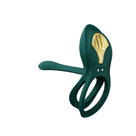 ZALO Bayek Vibrating Couples Ring in Turquoise Green with 8 Vibration Modes and Remote Control