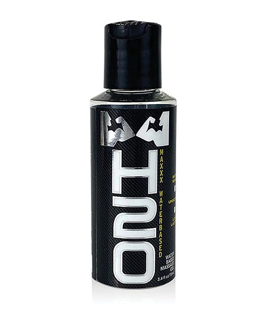 Elbow Grease H2O MAXXX Water Based Lubricant 2.4 oz bottle image on a white background.
