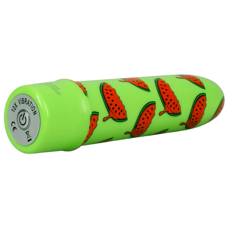 Goodhead Buzz Buddies 5 Inch Multi-Speed Vibe Watermelon with playful watermelon design.