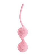 Pretty Love Kegel Tighten Up Coral silicone kegel balls designed for intimate strengthening and stimulation.