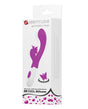 Pretty Love Butterfly Kiss Rabbit Fuchsia vibrator packaging featuring two powerful motors and 30 vibration modes.