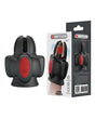 Pretty Love Wyatt Glans Trainer Black male sex toy with USB rechargeable feature and 10 vibration modes.