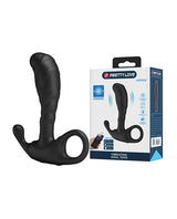 Pretty Love Prostate Massager Andrew with 12 vibration modes and a retrieval tail for easy removal.