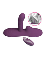 Pretty Love Remote Controlled Vibe Pad Luka Purple vibrator with remote control, featuring a unique pad shape design.
