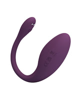Pretty Love Dora Egg Massager Purple, a flexible silicone vibrational toy with USB charging for intimate experiences.