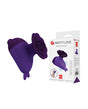 Pretty Love Dolphin Finger Vibe Purple in a sleek design with rose detailing, showcasing its luxurious silicone material.
