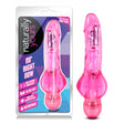 Naturally Yours Mr Right Now 6.5 Inch Vibrator Pink with multispeed vibrations and waterproof design.
