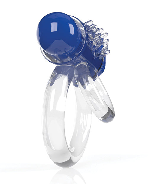 Screaming O 4T DoubleO 6 Vibrating Cock Ring Blueberry featuring double rings and vibrating design.